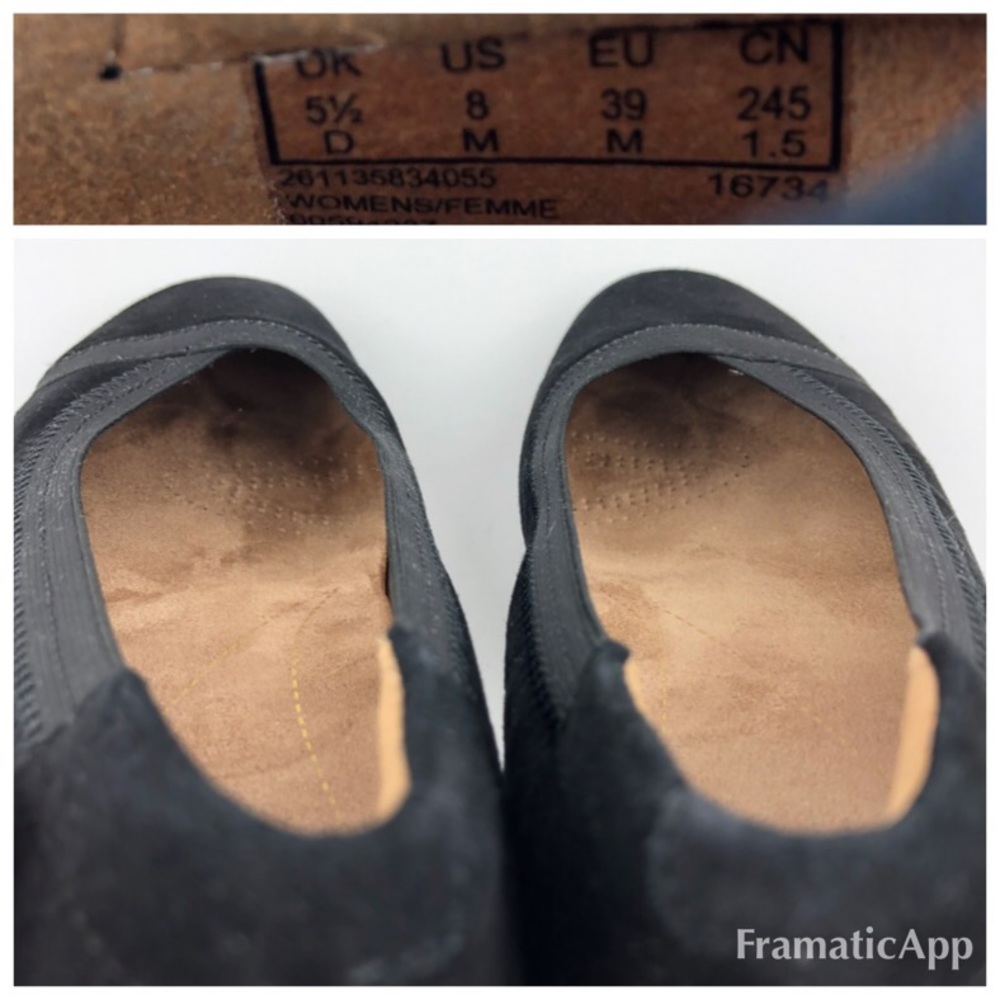 Clarks Artisan Black Daelyn Hill Slip-ons | 8 - Picture 7 of 8
